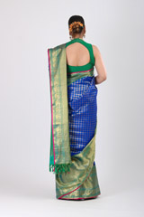 Blue And Green  Kanjeevaram Sareeuntitled (8 of 10)